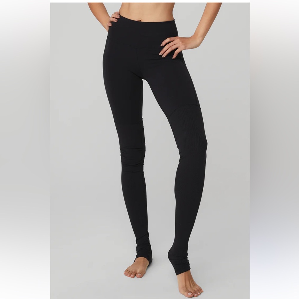 ALO yoga black goddess leggings ladies size large